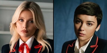 Valentina Zenere, la nueva incorporación de "Elite", junto a Carla Díaz, "Ari" en la serie de Netflix.