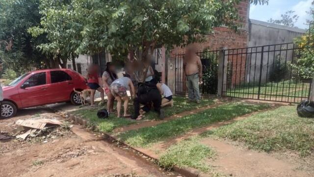 De milagro, efectivos policiales salvaron la vida de un niño en Posadas.