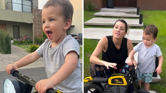Cuánto cuesta una bicicleta de balance como la que tiene Luca Cubero