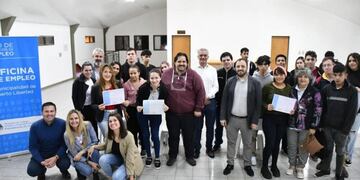 Entregaron certificados de cursos de capacitación en Puerto Libertad.