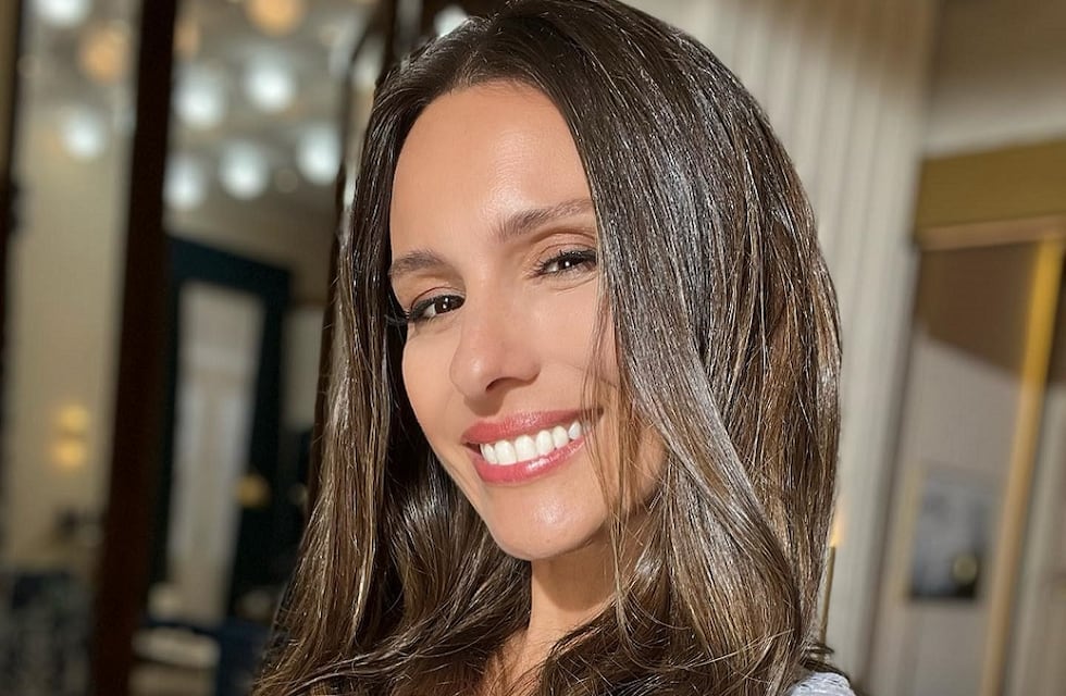 Pampita lució para sus seguidores un conjunto de ropa interior negro con transparencias