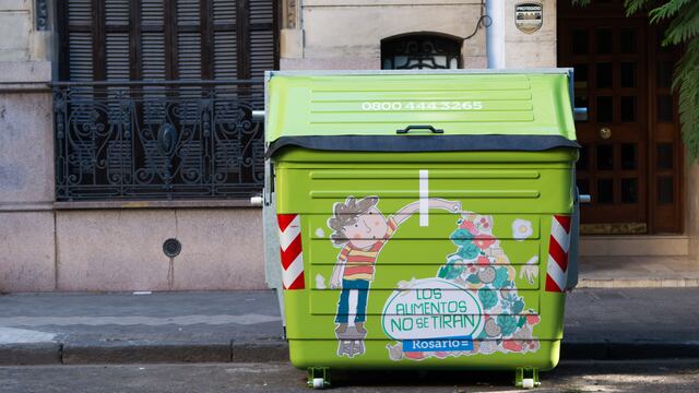 Contenedor de residuos de Rosario. (Municipalidad de Rosario)