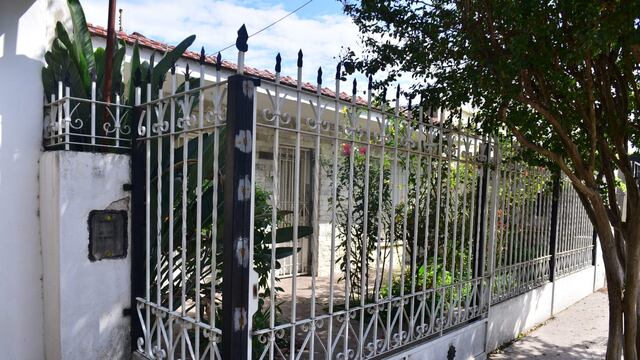 La vivienda donde fue encontrado el hombre sin vida en Córdoba.