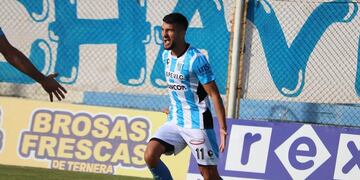 Leandro Fernández se quedó con ganas de festejar gol y triunfo para Racing (Prensa Racing de Nueva Italia).