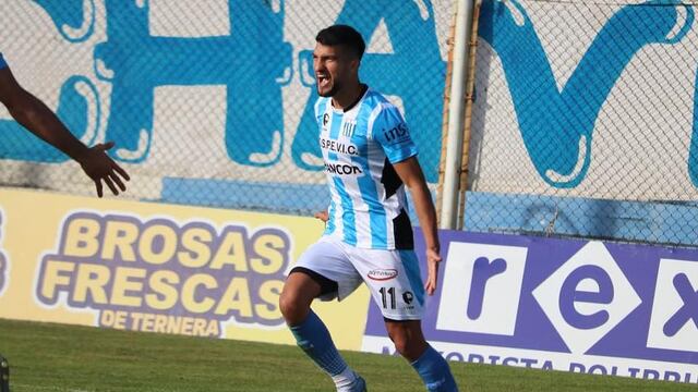 Leandro Fernández, firme en la alineación del Racing puntero (Prensa Racing de Nueva Italia).