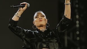 Valentina Márquez fue telonera de María Becerra.