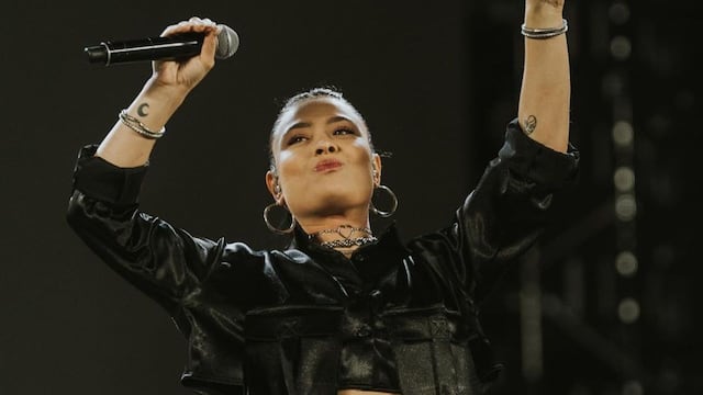 Valentina Márquez fue telonera de María Becerra.