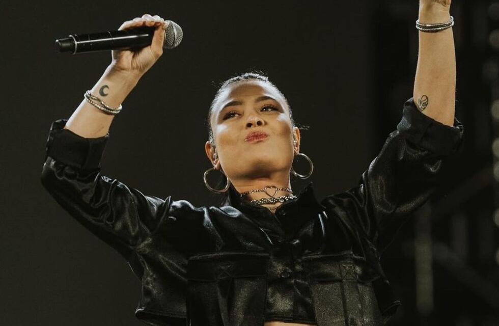 Tras ser telonera de María Becerra, Valentina Márquez se emocionó hasta las lágrimas