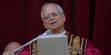 El nuevo papa Robert Prevost, de Estados Unidos.