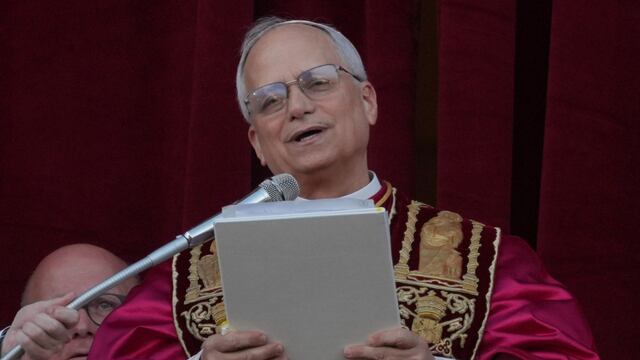 El nuevo papa Robert Prevost, de Estados Unidos.