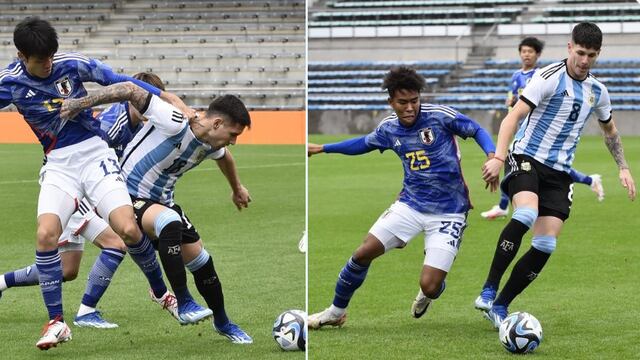 Rodrigo Villagra y Bruno Zapelli fueron titulares en la Selección Argentina Sub 23 de Argentina en un amistoso ante Japón
