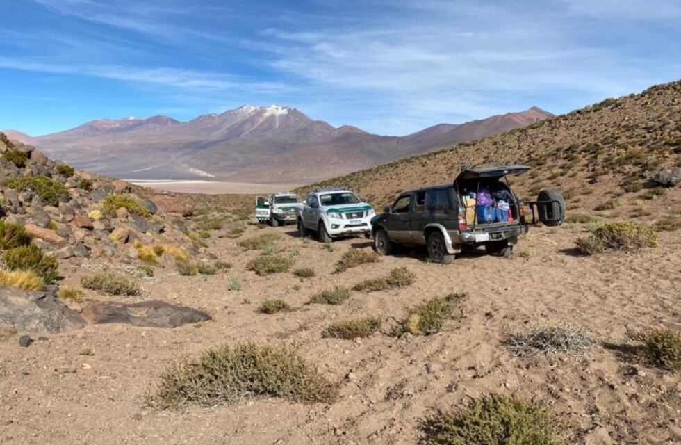 Gendarmería atrapó a cuatro bolivianos con cocaína y marihuana en la Puna