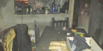 Daños totales en una vivienda tras un incendio