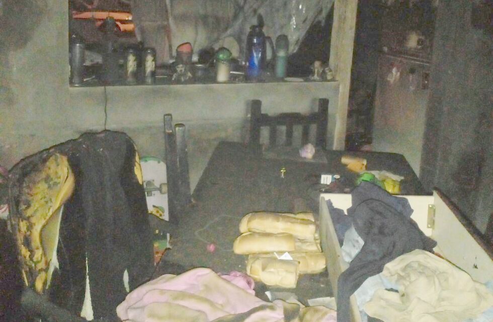 Tres Arroyos: Daños totales en una vivienda tras un incendio