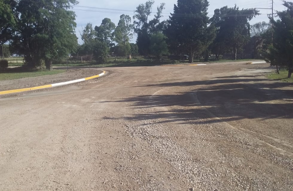 Finalizan obra sobre la avenida 25 de Mayo en Micaela Cascallares