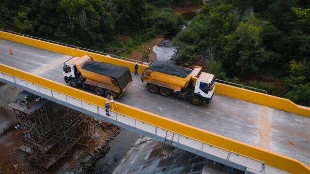 El puente que une a Aristóbulo del Valle y a Jardín América ya se encuentra habilitado.