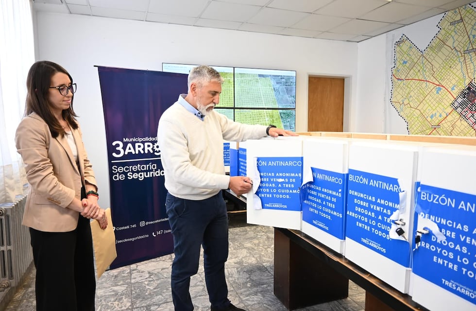 Tres Arroyos: Apertura de Buzones Antinarco