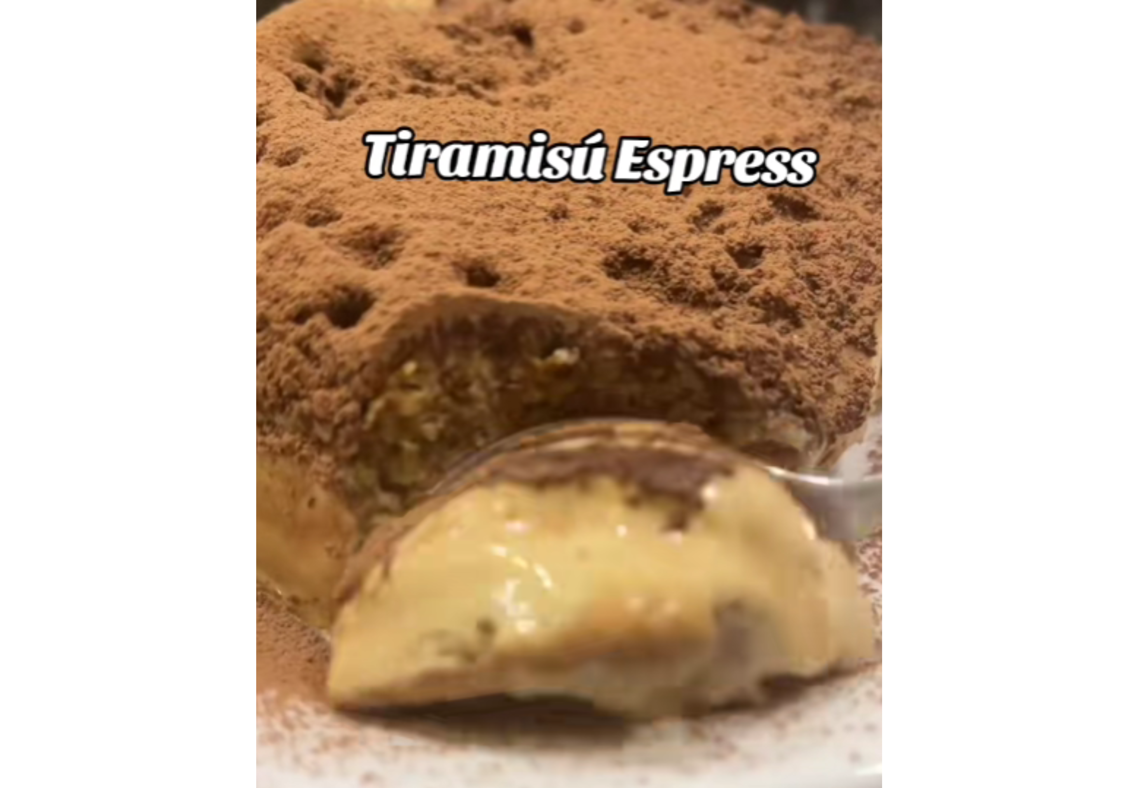 Este tiramisú es una opción saludable.