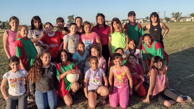 El equipo infantil de fútbol del Barrio San Francisco