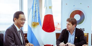 Reunión Gustavo Melella - Takahiro Nakamae