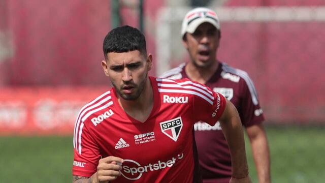 "No lo dudé", afirmó Nahuel Bustos. El ex Talleres que jugará en el San Pablo (Prensa San Pablo).