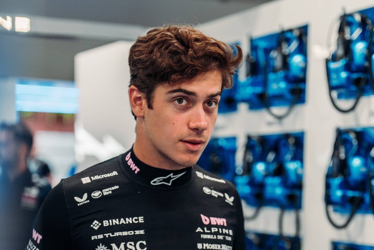 Colapinto en el Gran Premio de Brasil (Alpine)