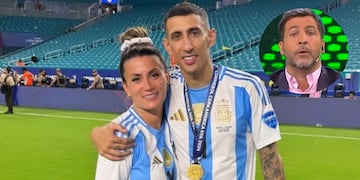 Jorgelina Cardoso respondió a las críticas de Toti Pasman a Di María y lo humilló: “No salgas corriendo”