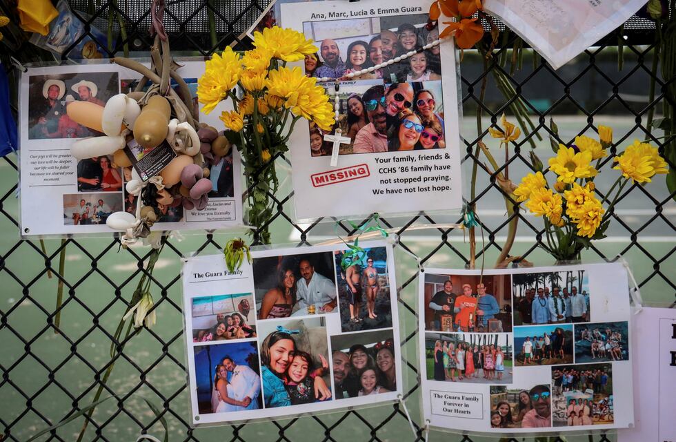 Derrumbe en Miami: encontraron restos de otras 10 personas y el total de muertos ya está en 54