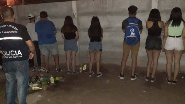 Más de 60 demorados por participar en una fiesta clandestina en la capital santiagueña