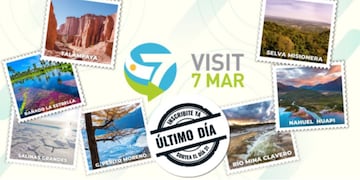 Últimas 24 horas para participar del sorteo y conocer una de las #7MaravillasNaturalesArgentinas.