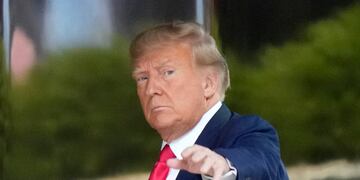 El expresidente de Estados Unidos, Donald Trump, fue encontrado culpable de abuso sexual y difamación. Foto: AP / Bryan Woolston.