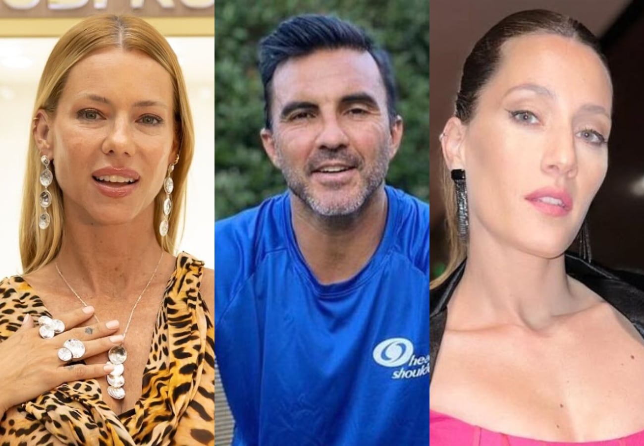 Nicole Neumann, Fabián Cubero y Mica Viciconte.