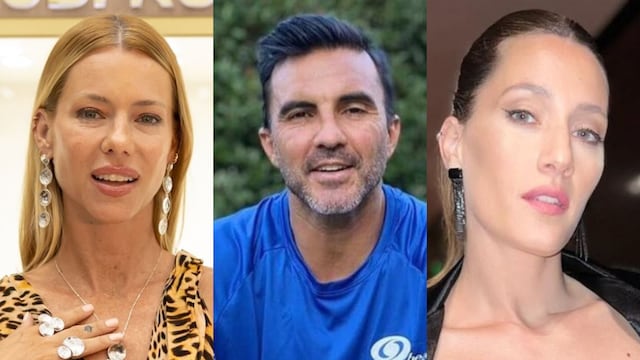 Nicole Neumann, Fabián Cubero y Mica Viciconte.