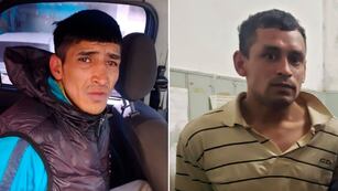 Crimen de Morena Domínguez. A la izquierda, "Miguelito" Madariaga, a la derecha, "Lolo" Madariaga, los dos hermanos detenidos. (Web)