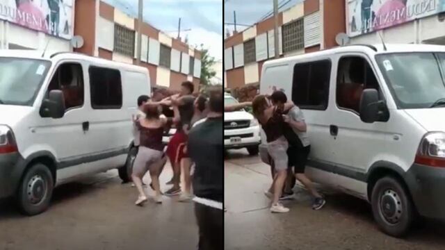 Un exjugador de Boca estaría involucrado en una pelea callejera en Córdoba.