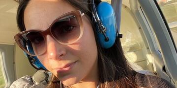 Karu Sateriano se fue a Estados Unidos a aprender inglés trabajando mientras se forma como piloto de aviones.