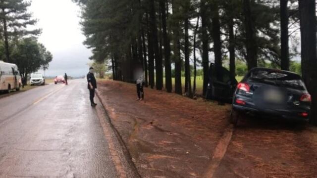 Accidente vial en Apóstoles dejó como saldo una persona herida.