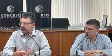 Germán Bottero dialogó con los concejales sobre la situación de los Bomberos Voluntarios