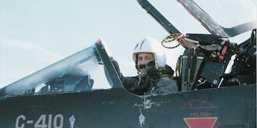 A bordo del Mirage 5-Dagger C410, Tandil 1981
