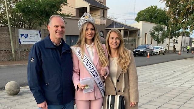 Aldana Masset fue recibida en Valle María.