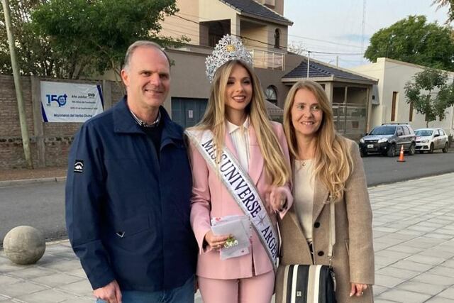 Aldana Masset fue recibida en Valle María.