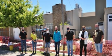 Obra de gas natural en barrio 9 de Septiembre