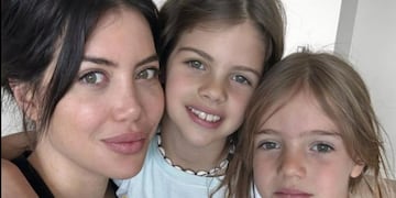 Wanda Nara y sus hijas