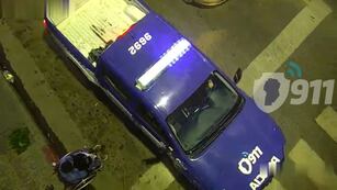 Cayó una vez más el ladrón en silla de ruedas. (Captura video)