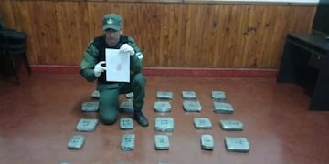 Gendarmería incauta 31 kilos de marihuana en Eldorado.