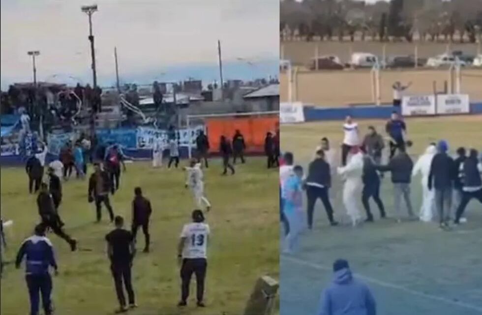 Batalla campal en la Liga Venadense de Fútbol: disturbios, golpes y dos heridos de arma blanca