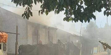 Incendiaron la vivienda del presunto asesino