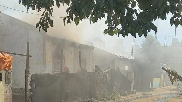 Incendiaron la vivienda del presunto asesino