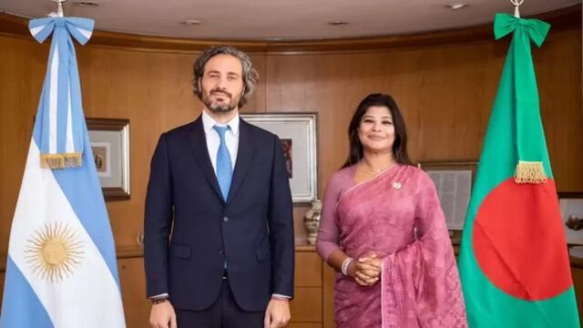 Santiago Cafiero viaja a Bangladesh en busca de relaciones comerciales y para abrir la embajada argentina en el país oriental.
