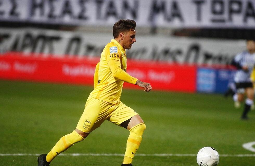 Con gol de Daniel Mancini el Aris Salónica empató con el Asteras en Grecia